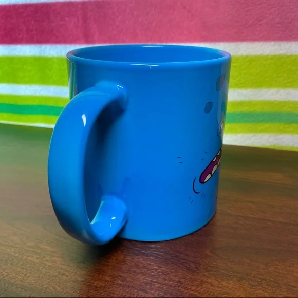 SOLD Rick And Morty Blue Coffee Ceramic Mug - Official Adult Swim Large Mug - Picture 3 of 9